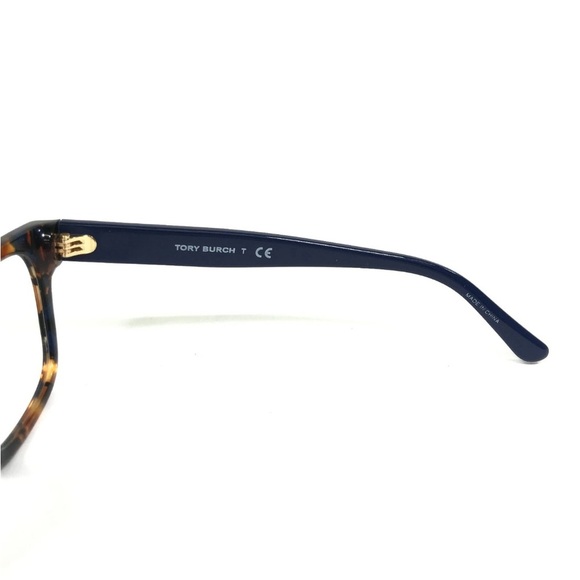 Tory Burch Eyeglasses Frames TY 2098 1757 Blue Brown Tortoise Square 50-18-140 - Picture 7 of 16